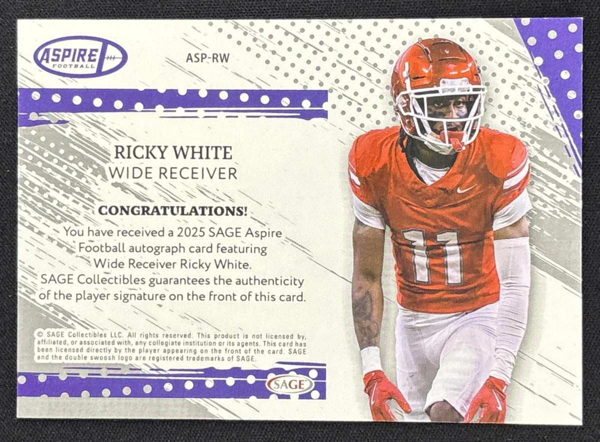 Ricky White 2025 SAGE Aspire Auto