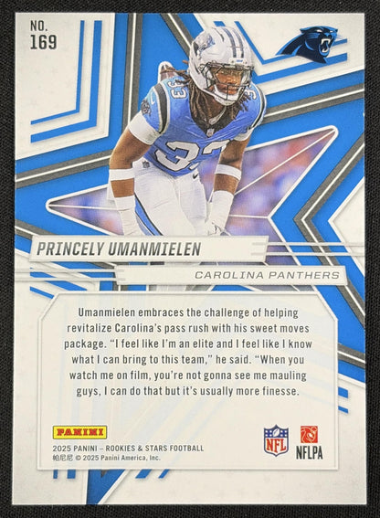 Princely Umanmielen 2025 Panini Rookies & Stars True Blue /149 Panthers