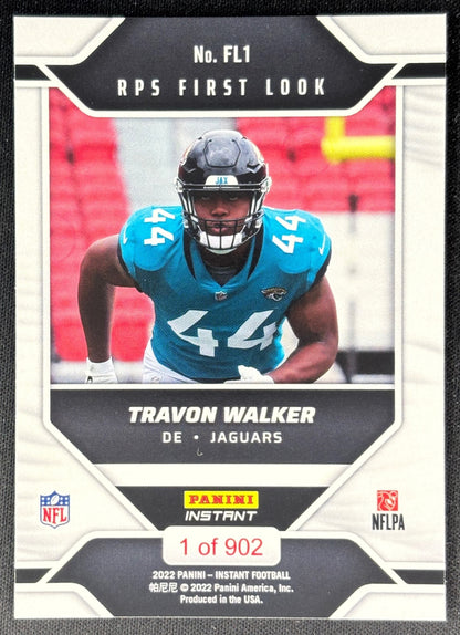 Travon Walker 2022 Instant NFL RPS First Look Jaguars