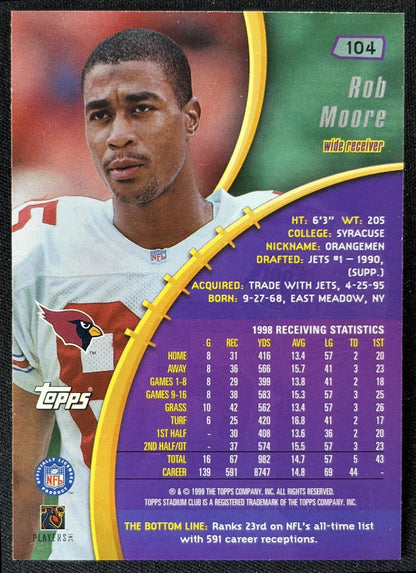Rob Moore 1999 Topps Stadium Club Cardinals