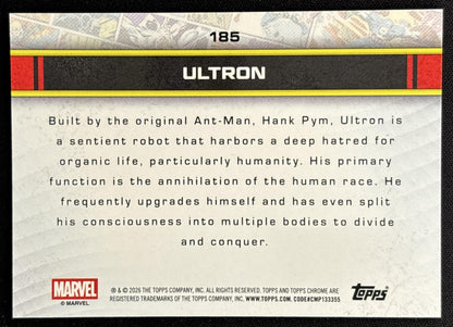 Ultron 2026 Topps Chrome Marvel Comics