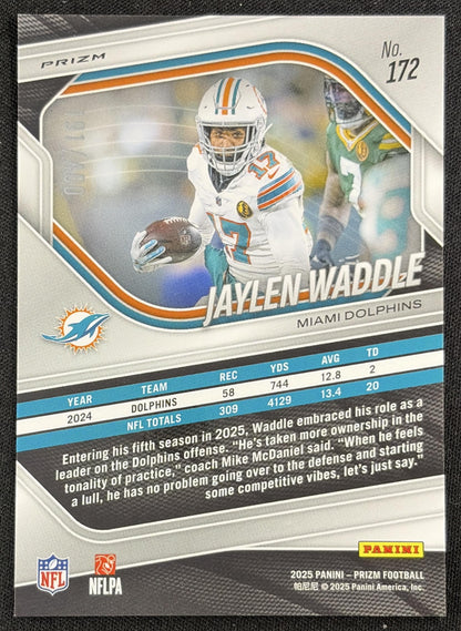 Jaylen Waddle 2025 Panini Prizm Pandora /400 Dolphins