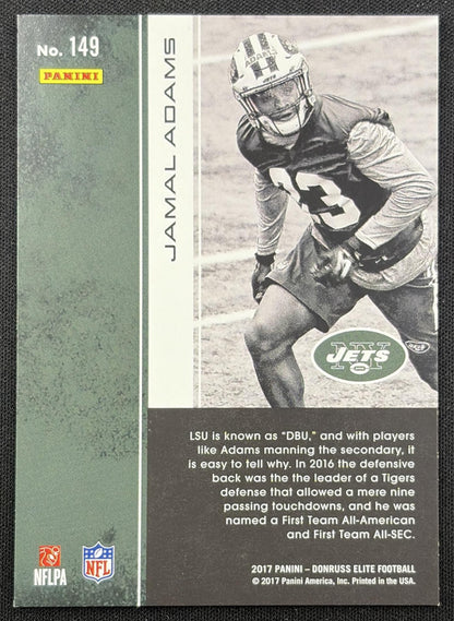 Jamal Adams 2017 Panini Donruss Elite Purple /99 Jets