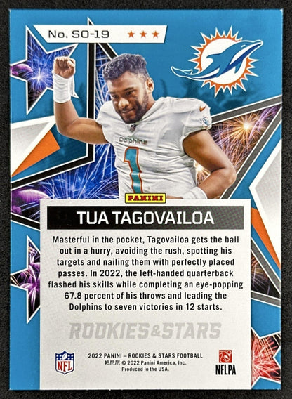 Tua Tagovailoa 2022 Rookies & Stars Standing Ovation Dolphins Back
