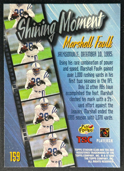 Marshall Faulk 1996 Stadium Club Members Only Colts