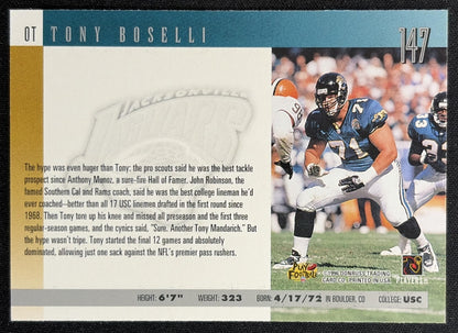 Tony Boselli 1996 Donruss Jaguars Back