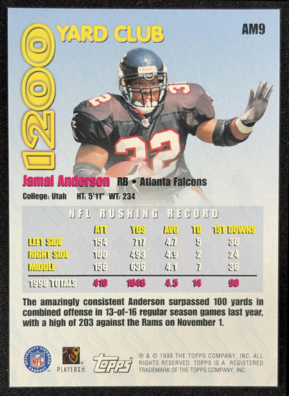 Jamal Anderson 1999 Topps All Matrix Falcons