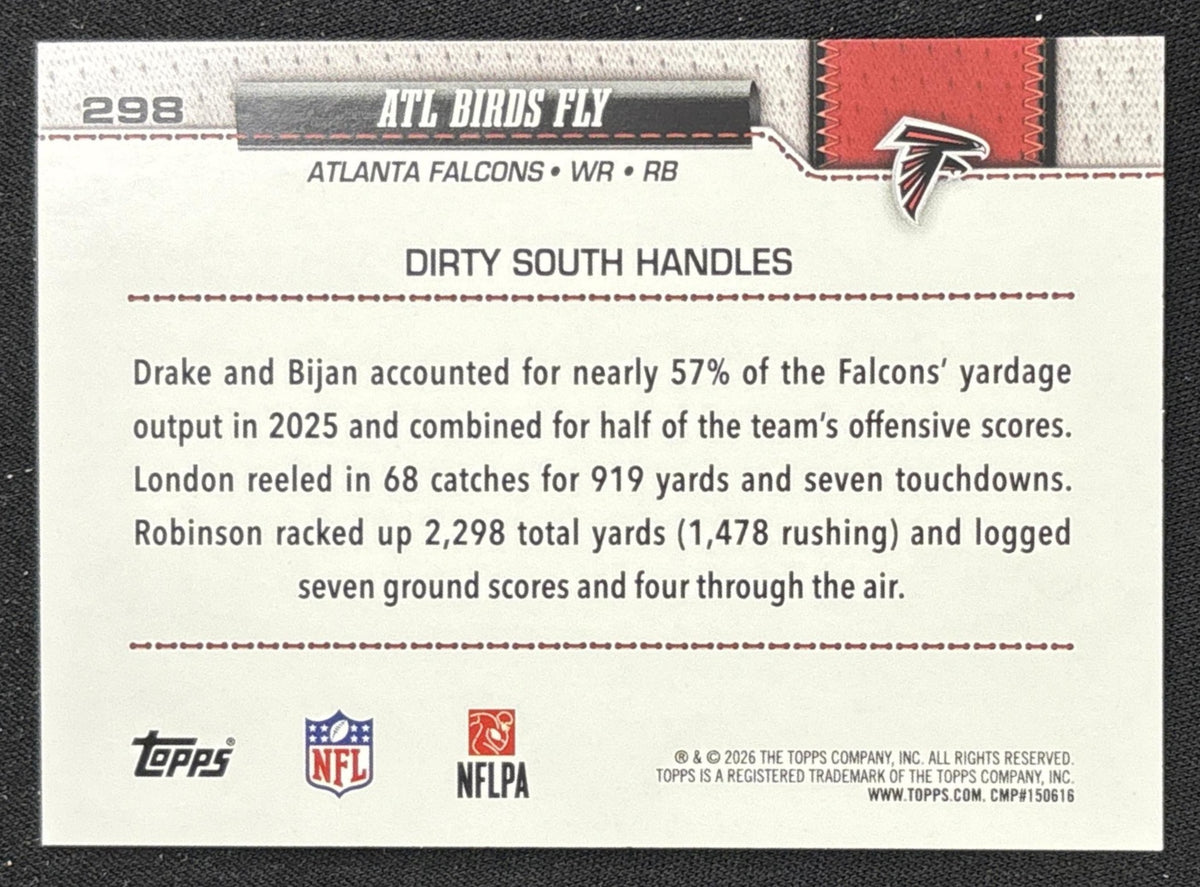 ATL Birds Fly 2026 Topps Holo Foil Falcons