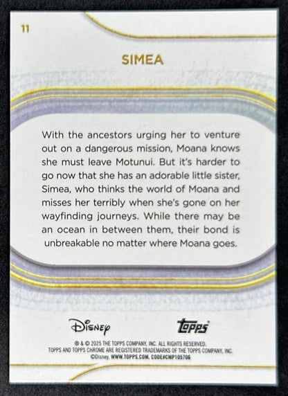 Simea 2025 Topps Chrome Disney Non-Sport Trading Cards