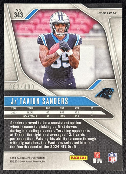 Ja'Tavion Sanders 2024 Panini Prizm Pandora /400 Panthers