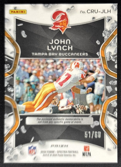John Lynch 2024 Panini Spectra Crush Blue Neon /60