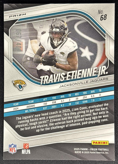 Travis Etienne Jr. 2025 Panini Prizm Pandora /400 Jaguars Sports Trading Cards
