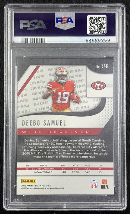 Deebo Samuel 2019 Panini Prizm PSA 10 49ers