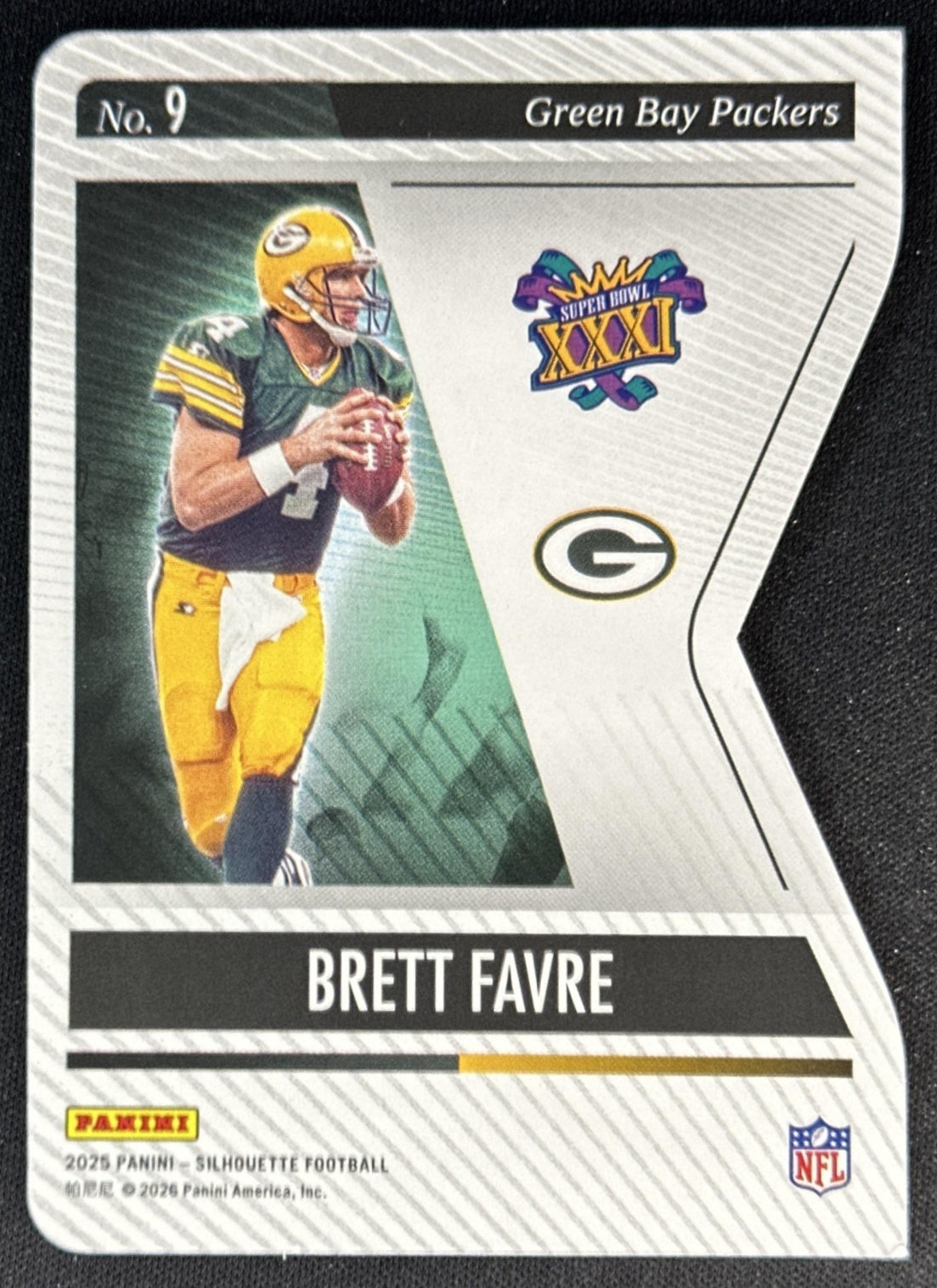 Brett Favre 2025 Panini Silhouette Super Bowl Packers