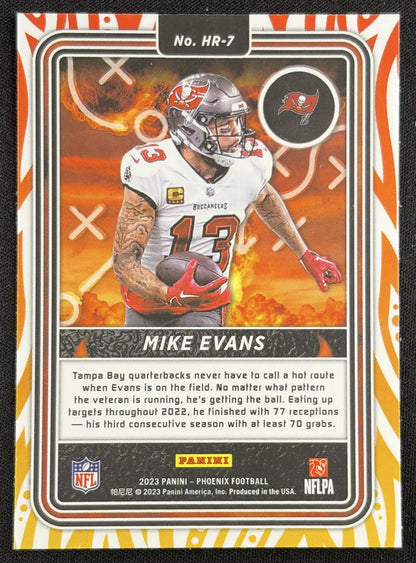 Mike Evans 2023 Panini Phoenix Hot Routes Buccaneers Sports Trading Card