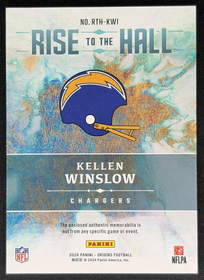 Kellen Winslow 2024 Panini Origins Rise to the Hall /99 Chargers
