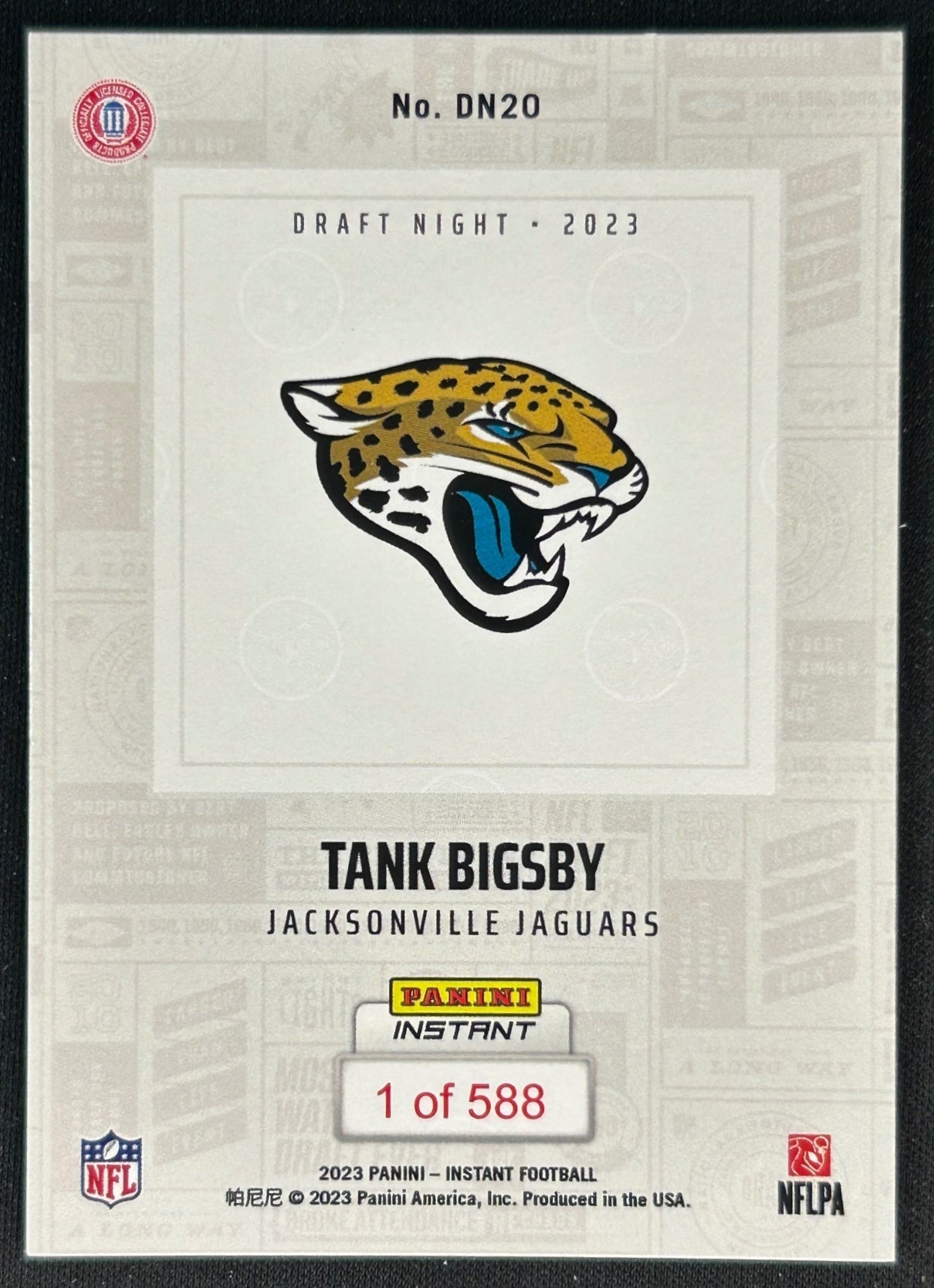 Tank Bigsby 2023 Instant NFL Draft Night Jaguars back