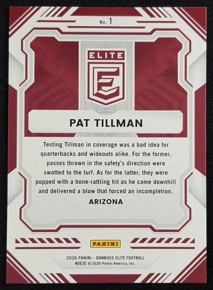 Pat Tillman 2026 Panini Donruss Elite Pink Cardinals Sports Trading Card