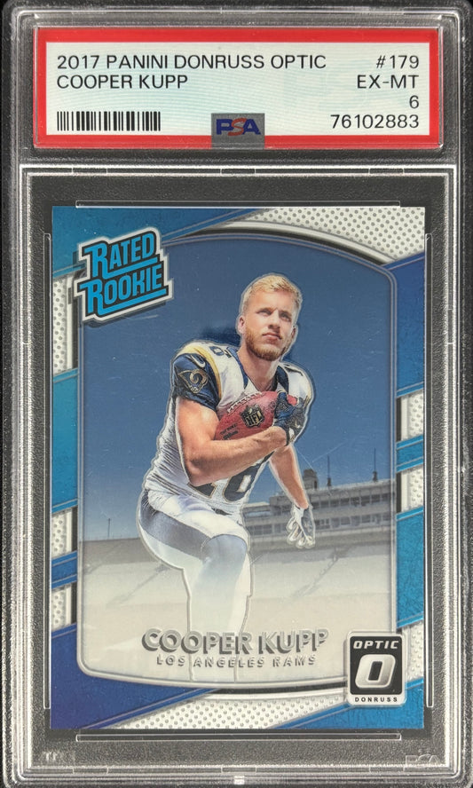 Cooper Kupp Optic Rated Rookie PSA 6 Rams