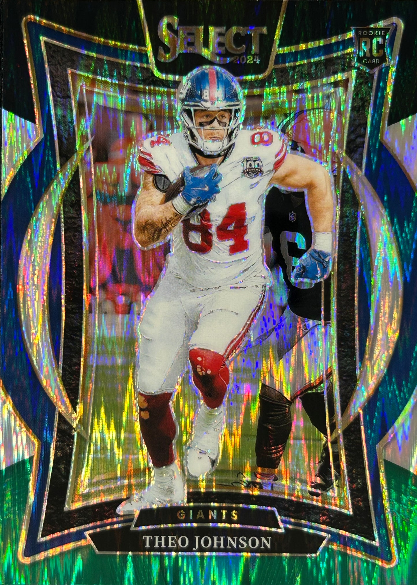Theo Johnson Select Green Black Rookie Giants