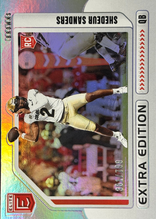 Shedeur Sanders Elite Extra Edition /799 Rookie Browns