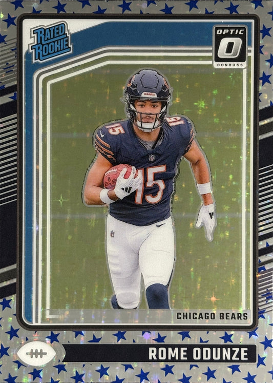 Rome Odunze Optic Stars Rated Rookie