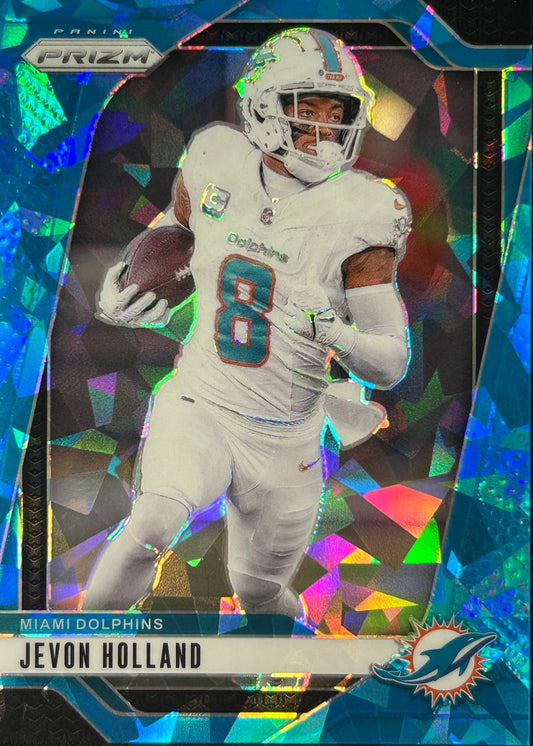 Jevon Holland Prizm Blue Ice /99 Dolphins