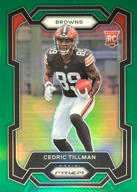 Cedric Tillman Prizm Green Rookie Browns