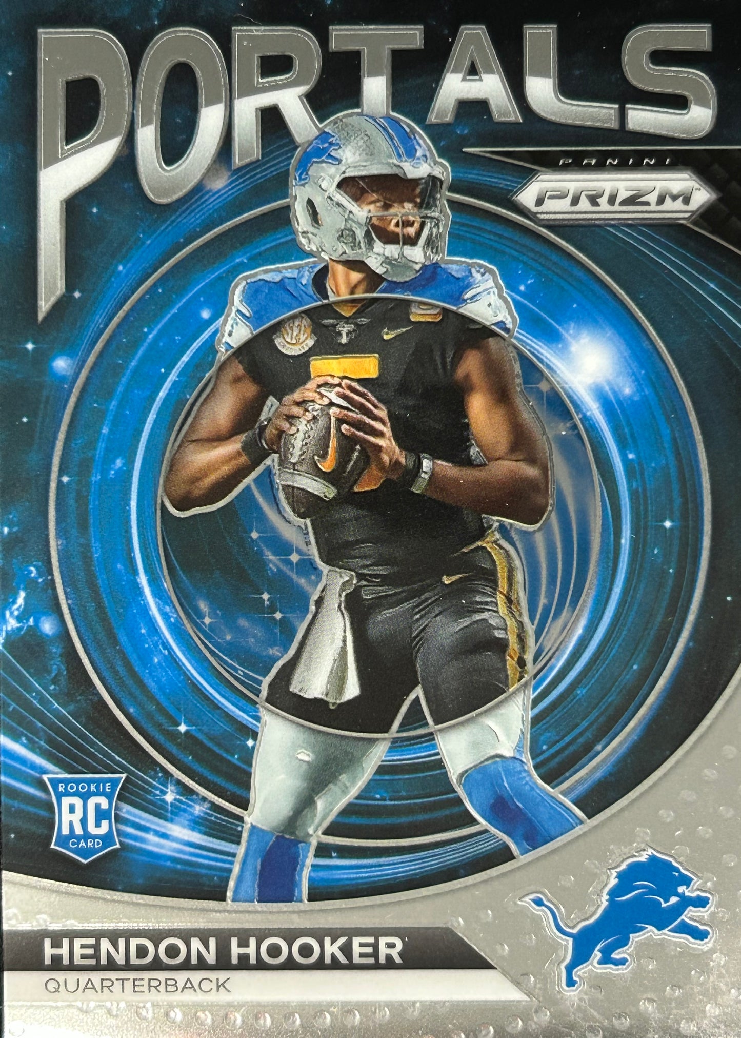 Hendon Hooker Prizm Portals Rookie Lions