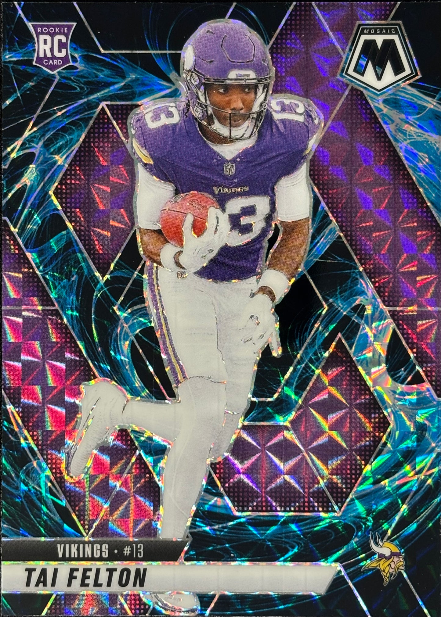 Tai Felton Mosaic Genesis Rookie Vikings