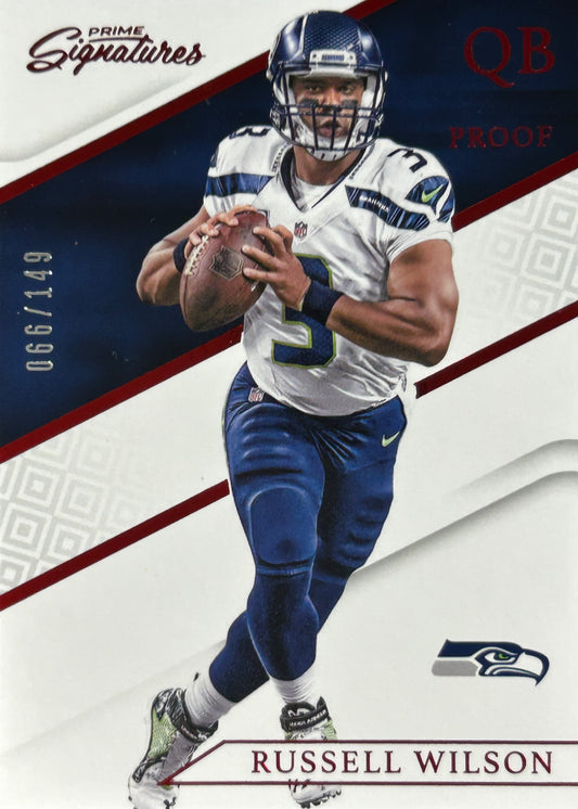 Russell Wilson Prime Signatures /149 Seahawks