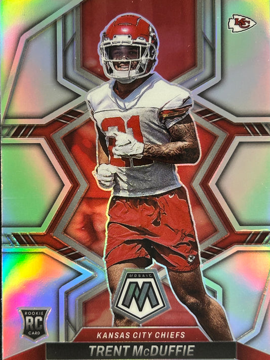 Trent McDuffie Mosaic Silver Rookie Chiefs