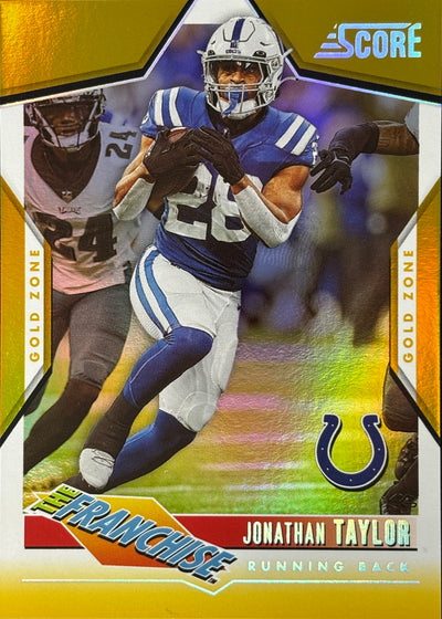 Jonathan Taylor Score The Franchise Gold /50 Colts