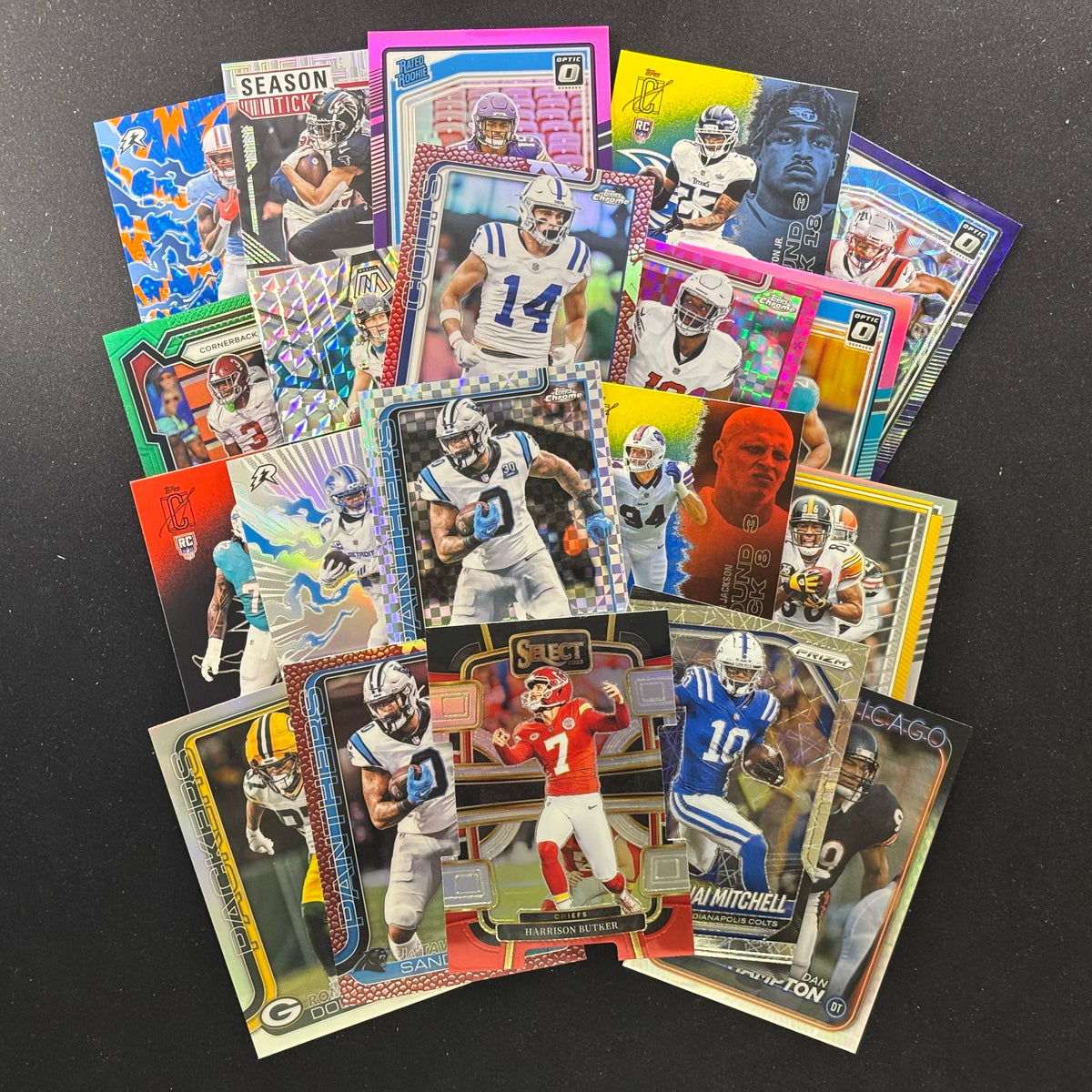 20x Parallel Football Card Value Lot #6A-P