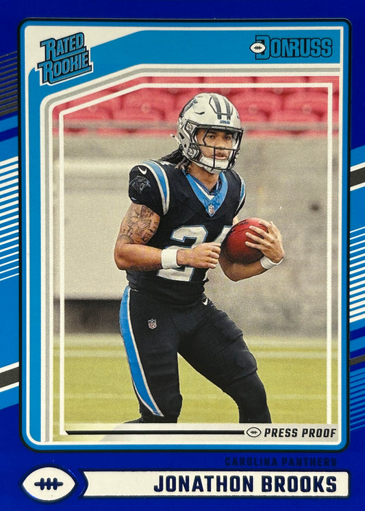 Jonathan Brooks Donruss Blue Press Proof
