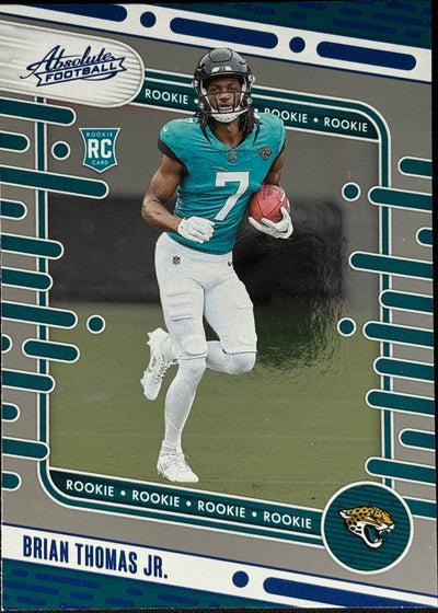 Brian Thomas Jr. Absolute Blue Rookie Jaguars