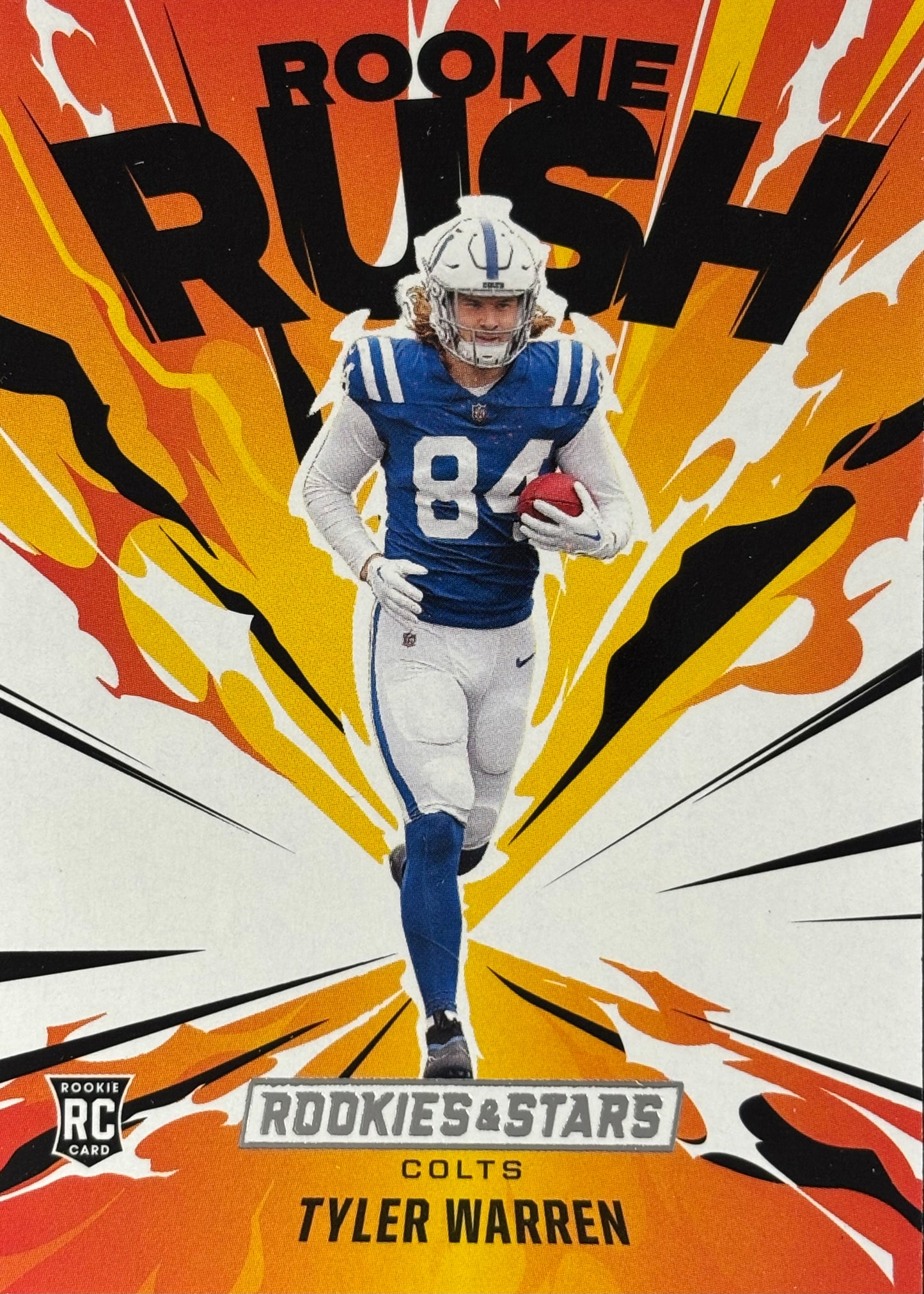 Tyler Warren Rookie Rush Colts Sports Card