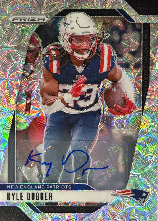 Kyle Dugger Prizm Choice Auto /100 Patriots