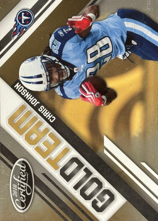 Chris Johnson Certified Gold Team /999 Titans