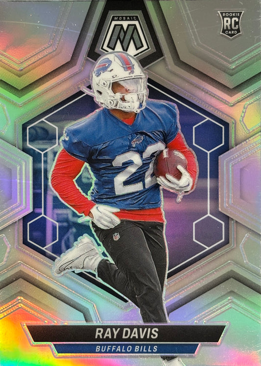 Ray Davis Mosaic Silver Rookie Bills