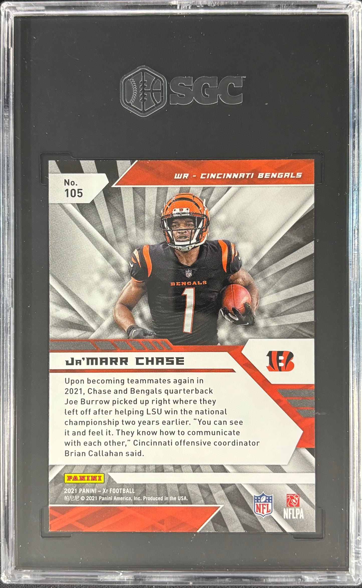 Ja’marr Chase XR X SGC 9.5 Rookie Bengals