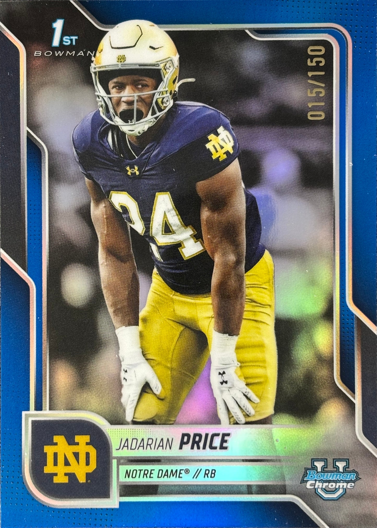 Jadarian Price Bowman U Chrome Blue /150