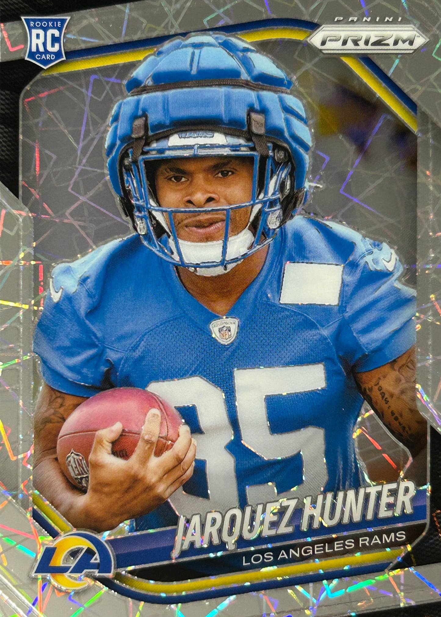 Jarquez Hunter Prizm Lazer Rookie Rams