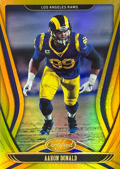 Aaron Donald Certified Gold /10 Rams