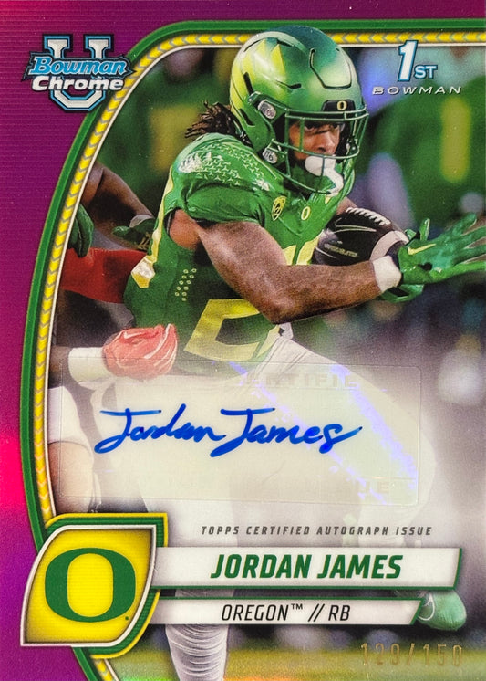 Jordan James Bowman U Chrome Auto /150 49ers