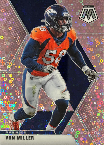 Von Miller Mosaic Pink No Huddle /20 Broncos