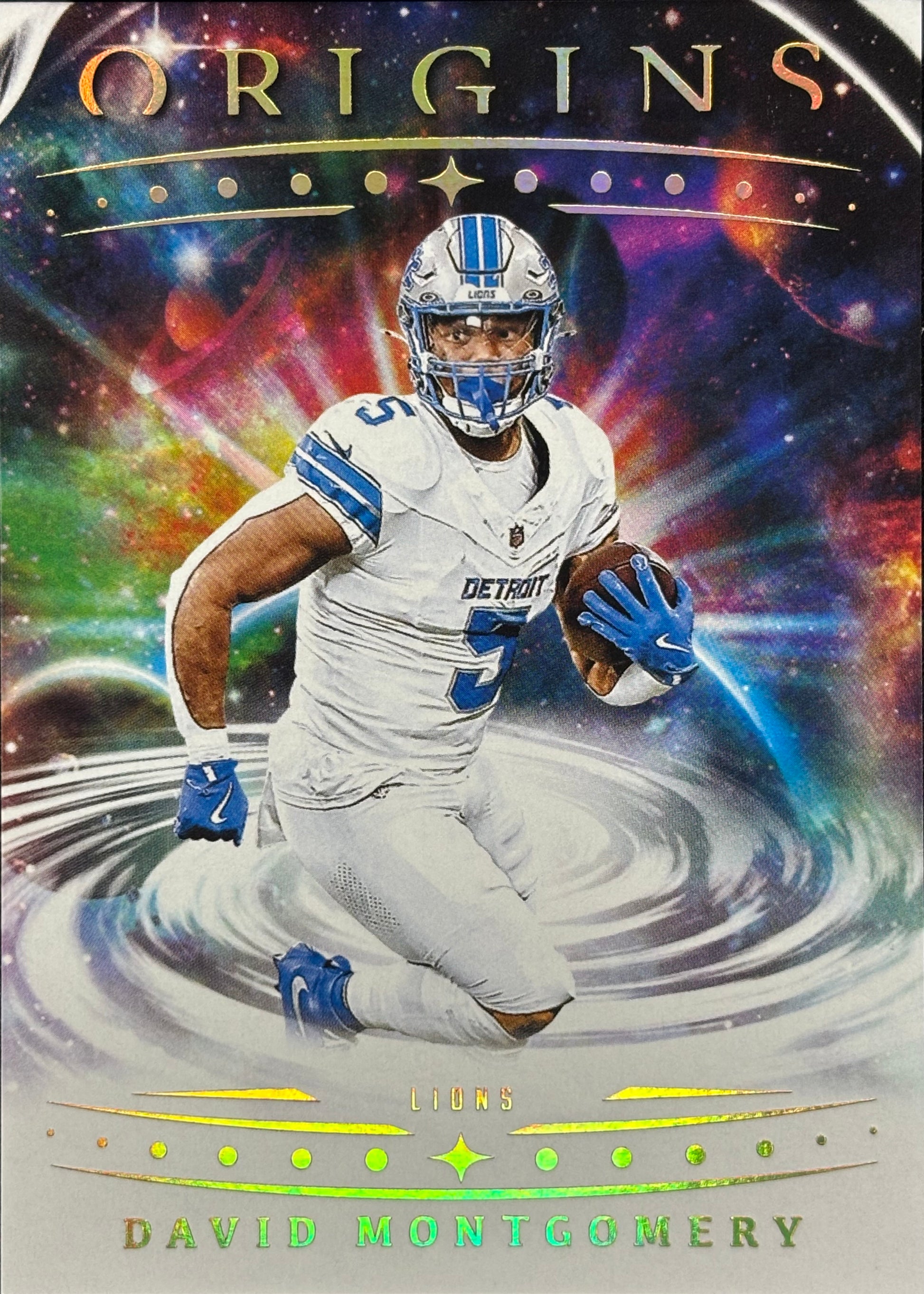 David Montgomery Origins Lions Sports Card