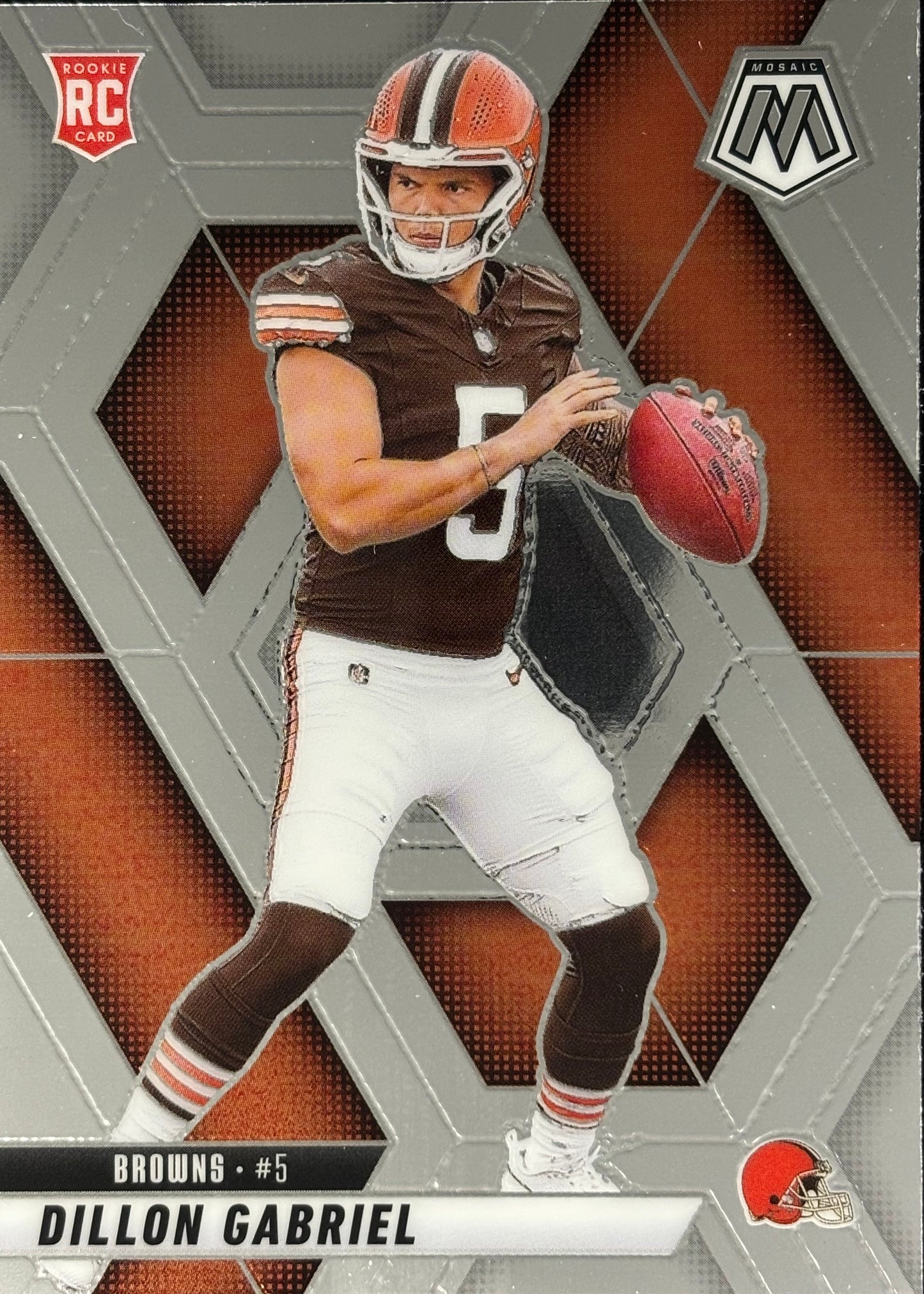 Dillon Gabriel Mosaic Rookie Browns Sports Card