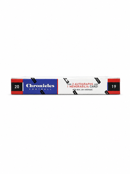 2019 Panini Chronicles Football Hobby Box NFL (2 Autos + 1 Mems) Sports Card