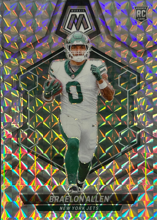 Braelon Allen Mosaic Prizm Rookie Jets